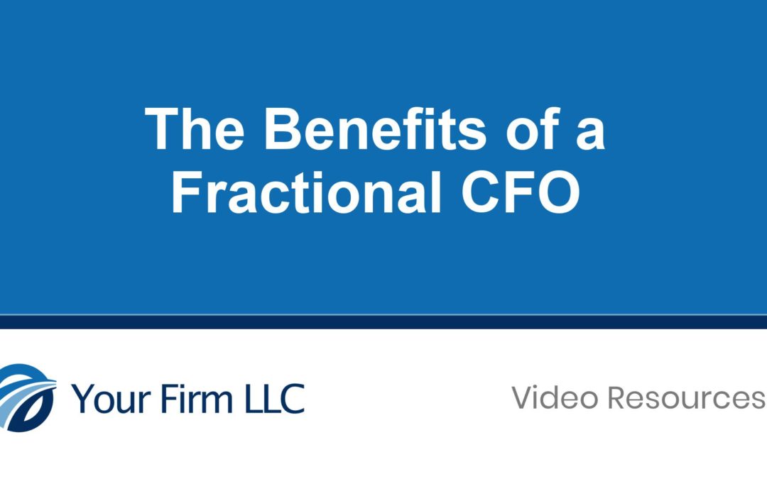 Benefits of a Fractional CFO