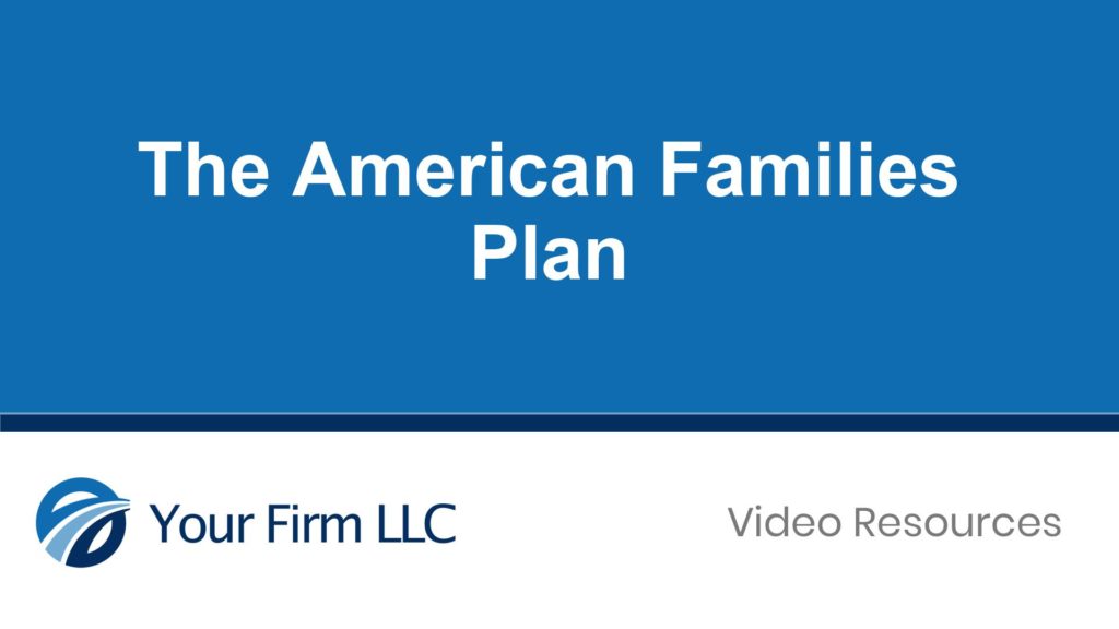 The American Families Plan
