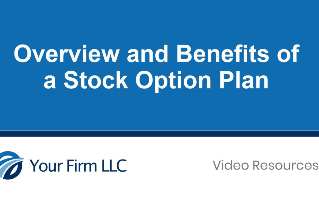 Overview and Benefits of a Stock Option Plan